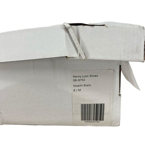 Penny Luck Morgan Penny Loafer Stealth Black Men's Size 8 - Picture 8 of 8